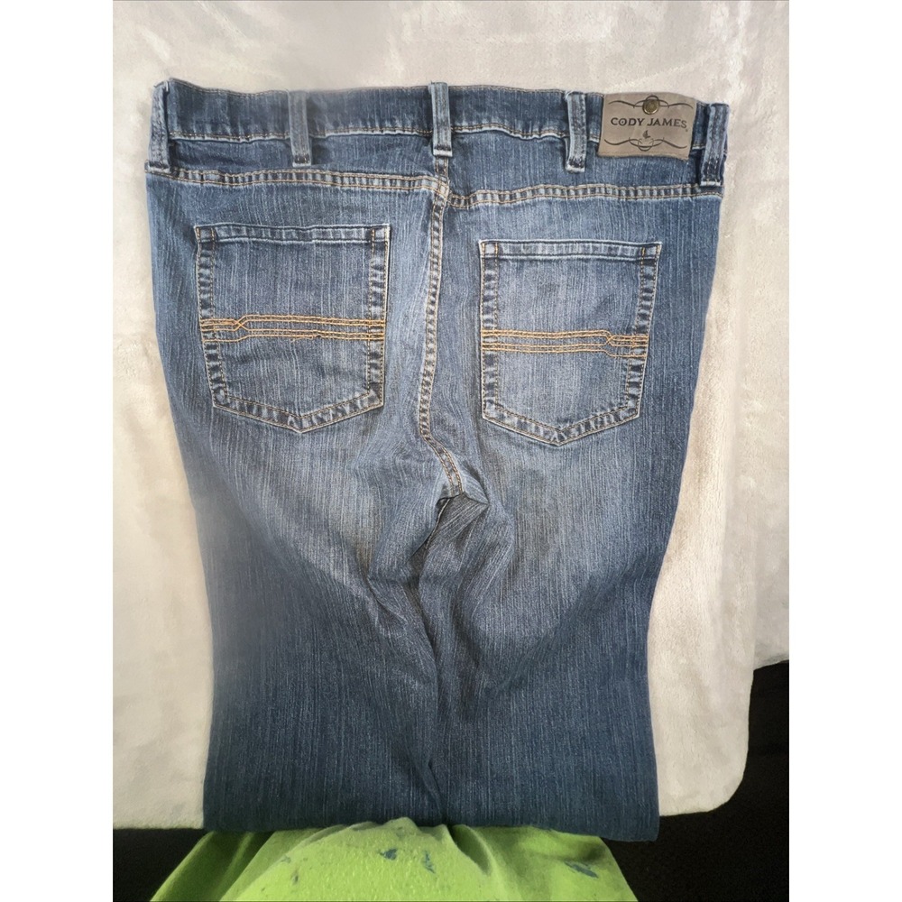 Cody James Straight Leg Dark Wash Jeans Cowboy Western Mens Size 38x36 Fit 40x35